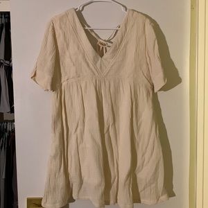 PINK LILY // pale yellow dress